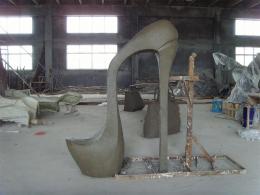 hj1717 玻璃鋼雕塑-美人之座 泥塑_青島國際服裝城不銹鋼雕塑、石雕、玻璃鋼雕塑_濱州宏景雕塑有限公司