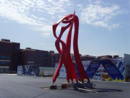 hj1731 不銹鋼雕塑—舞_青島國際服裝城不銹鋼雕塑、石雕、玻璃鋼雕塑_濱州宏景雕塑有限公司