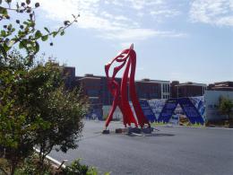 hj1733 不銹鋼雕塑—舞_青島國際服裝城不銹鋼雕塑、石雕、玻璃鋼雕塑_濱州宏景雕塑有限公司