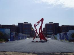 hj1735 不銹鋼雕塑—舞_青島國際服裝城不銹鋼雕塑、石雕、玻璃鋼雕塑_濱州宏景雕塑有限公司